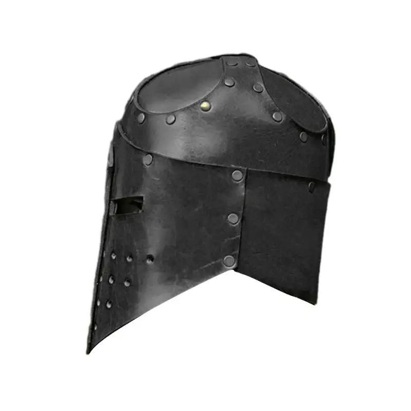 652f Caballeros cuero Templarios Casco Renacimiento Medieval Barbuta