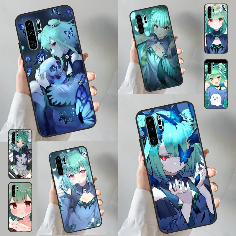 Uruha Rushia Hololive Case For Huawei Nova 9 10 SE 3i 7i 11i 5T Y60 Y61 Y70 Y90 Y91 P20 P40 P30 Lite 11 Pro Cover