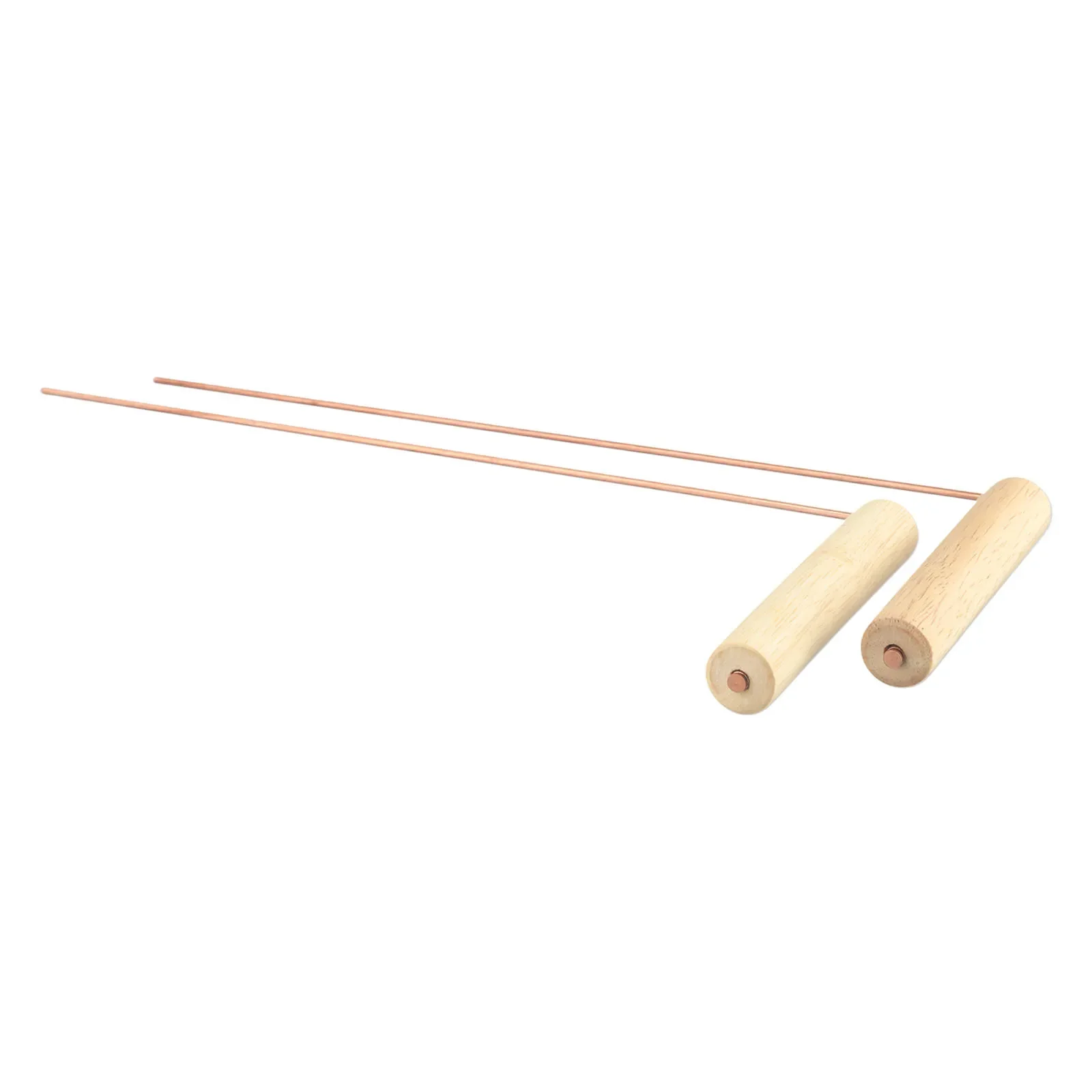 Package Dimensions Package Copper Probes Divination Tool Strong Prospecting Poles Water Rods Birch Wood Copper