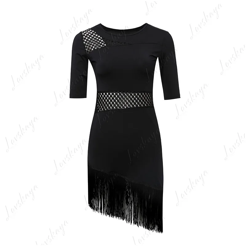 Latein-Tanzkostüme für Erwachsene, Damen, neue Fransen-Lateinkleider, professioneller High-End-Wettbewerb