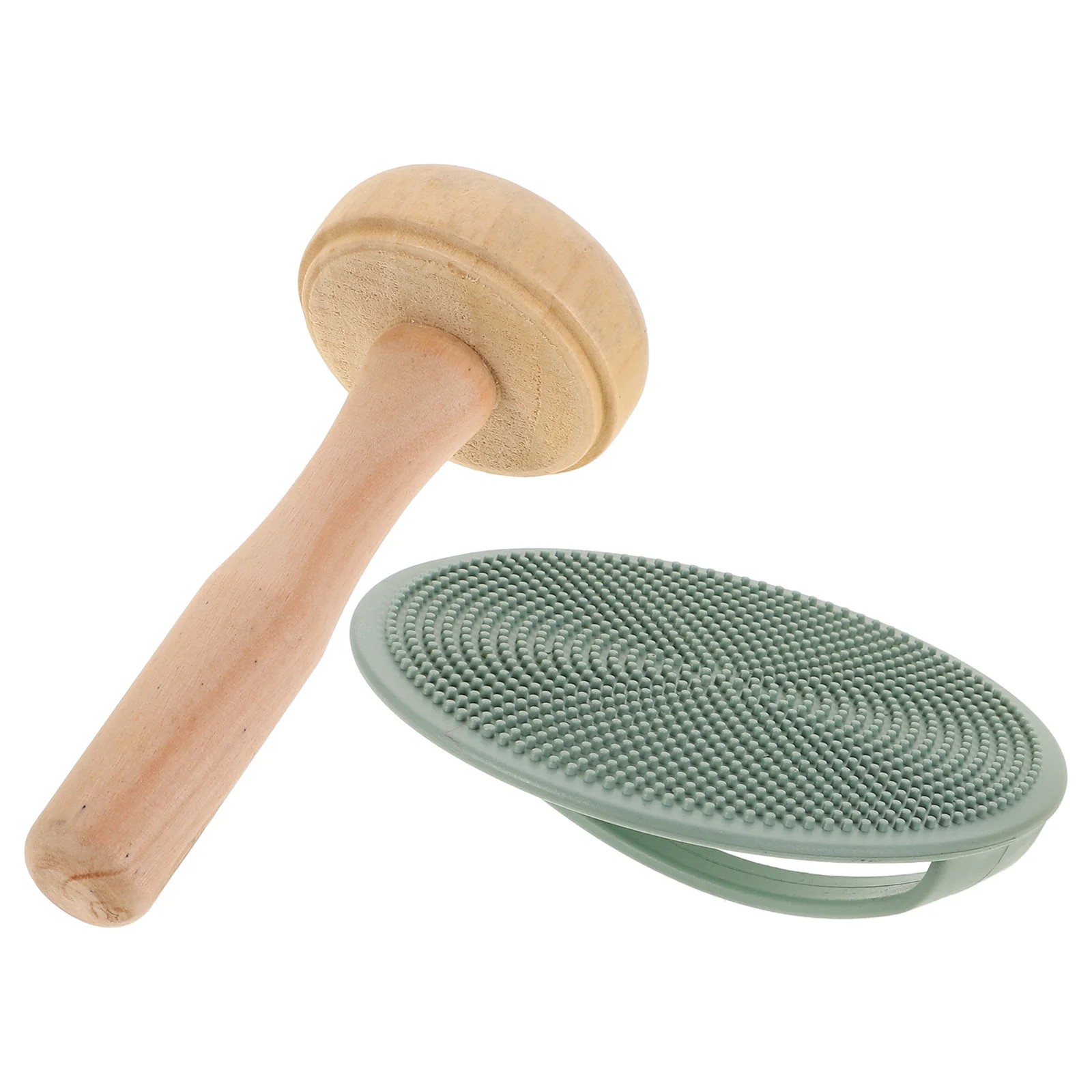 

Printmaking Tool Set Crafting Pads Mat Mushroom Board Supplies Plastic Rubbing Wood Mushrooms