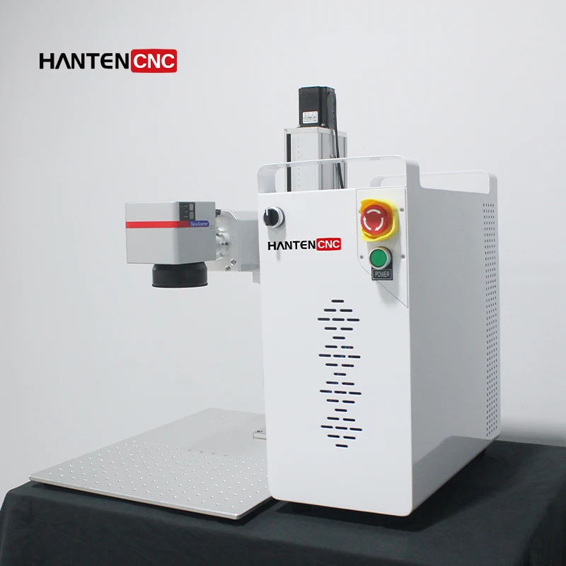 

New 20w 30w 50w Pen Label & Water Bottle Laser Marking Machine Fiber Laser With DXF PLT Format Support Sheep Ear Tag Processing