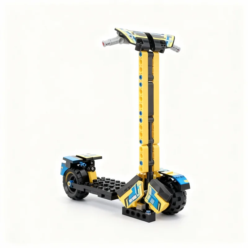 166pcs MOC Segway Inspired ErikGS Model Toy Building Blocks Architecture Christmas Gifts Kids Assemble Education Brick Idea