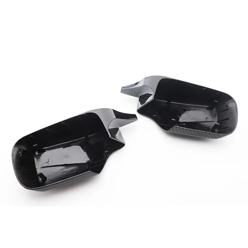 For BMW 3,5(E46, E39),1988-2005 M4 horn-shaped reversing mirror housing with water transfer printing of carbon fiber texture