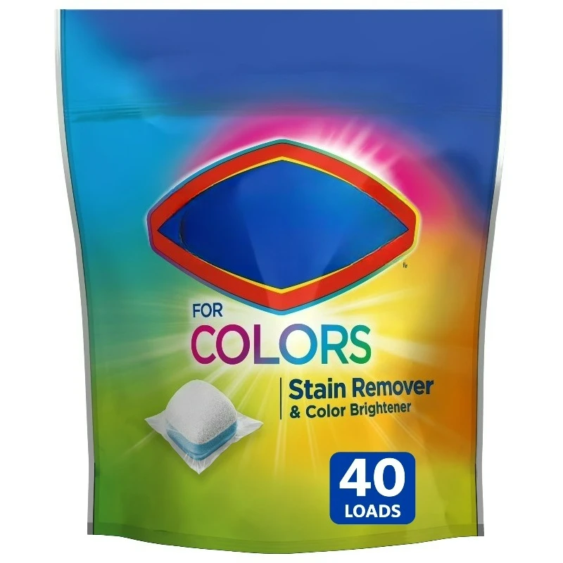 

2 for Colors Laundry Stain Remover and Color Booster Pods, Regular, 25.4 oz, 40 Count