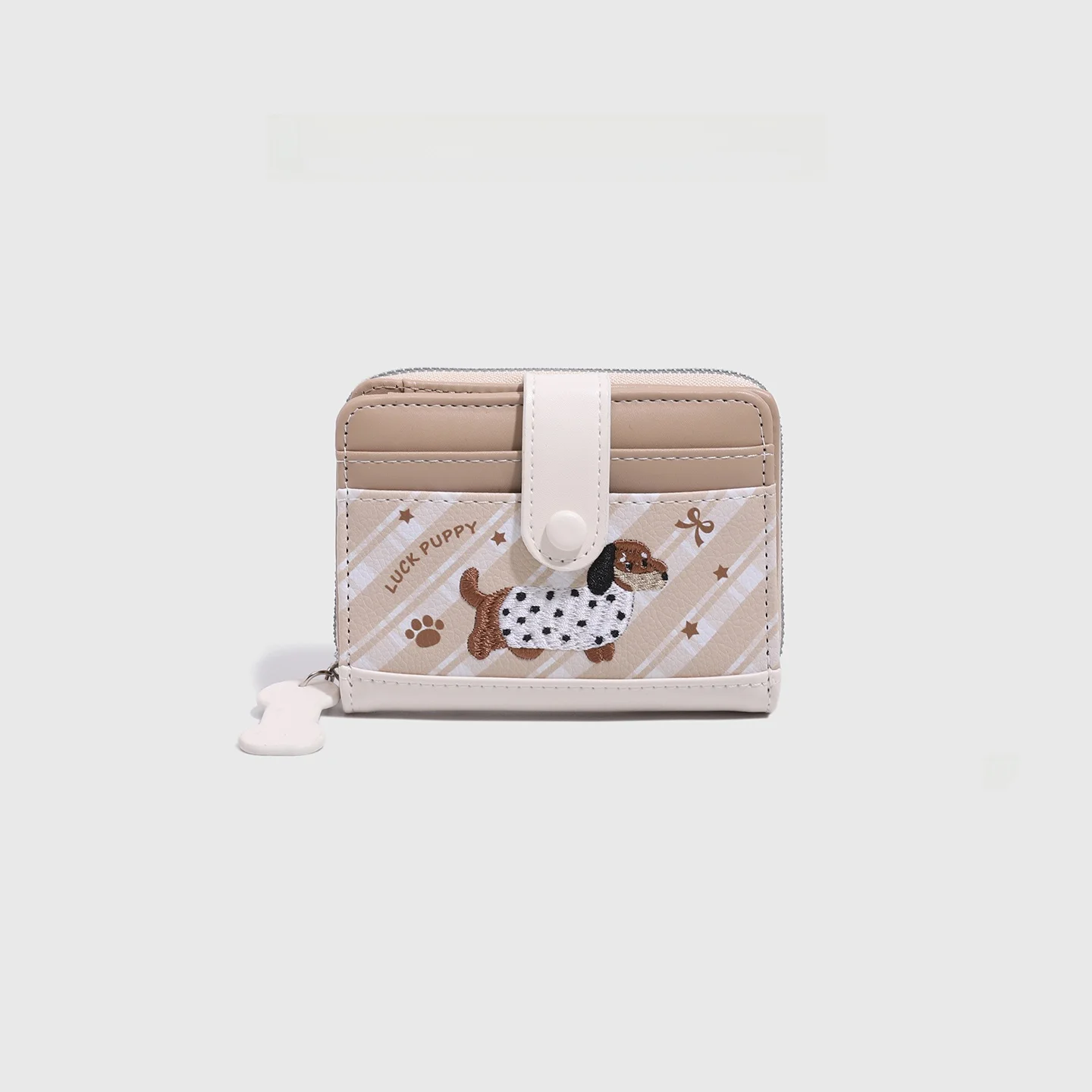 cute-cartoon-short-wallet-card-holder-integrated-multi-function-money-clip-women's-official-website-charlie-kelli-2026-new-model