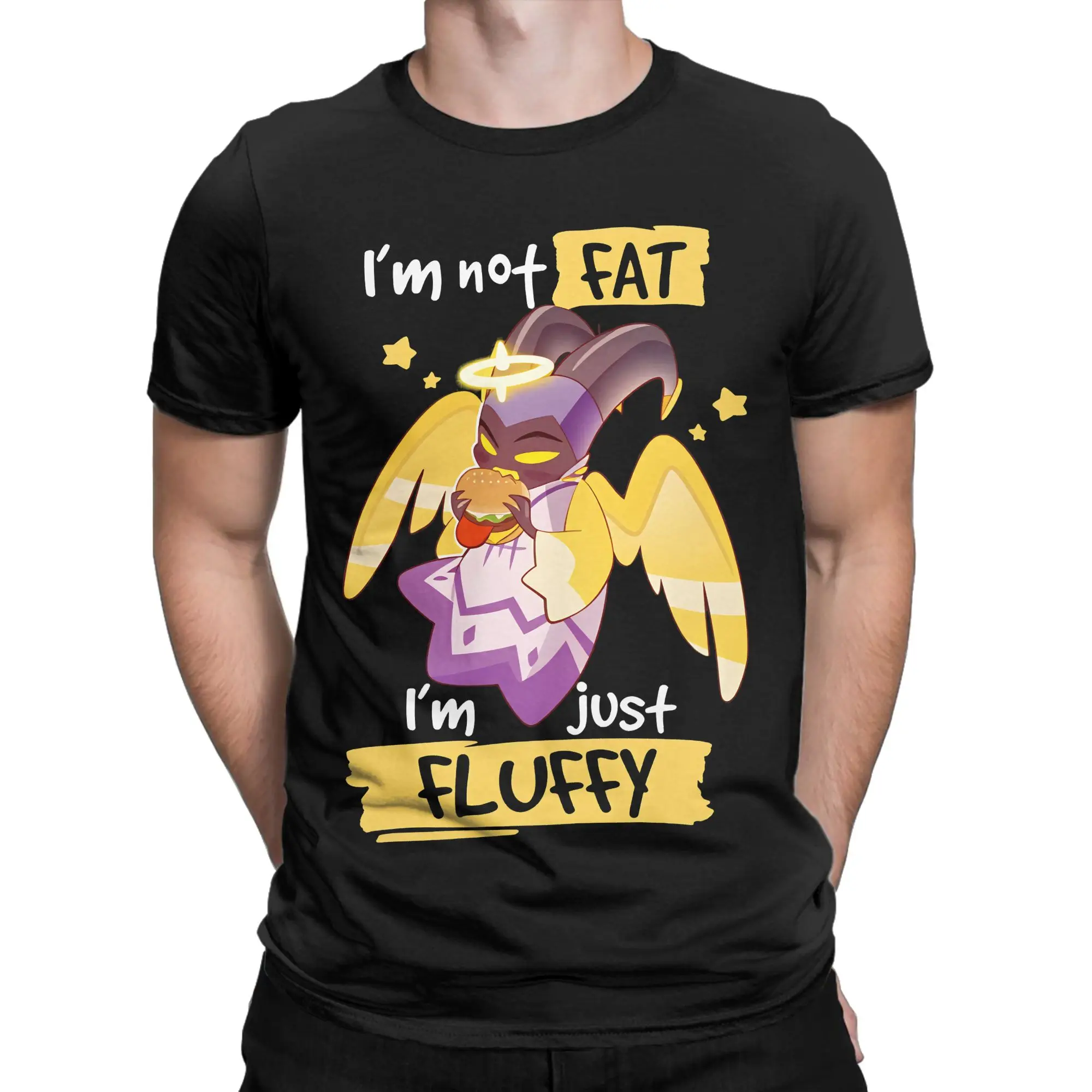 Streetwear T Shirt Summer Hazbin Hotels Fashion T-Shirts Adam The Exorcist Cotton Tshirt for Men Y2K Retro Pattern Short Sleeve