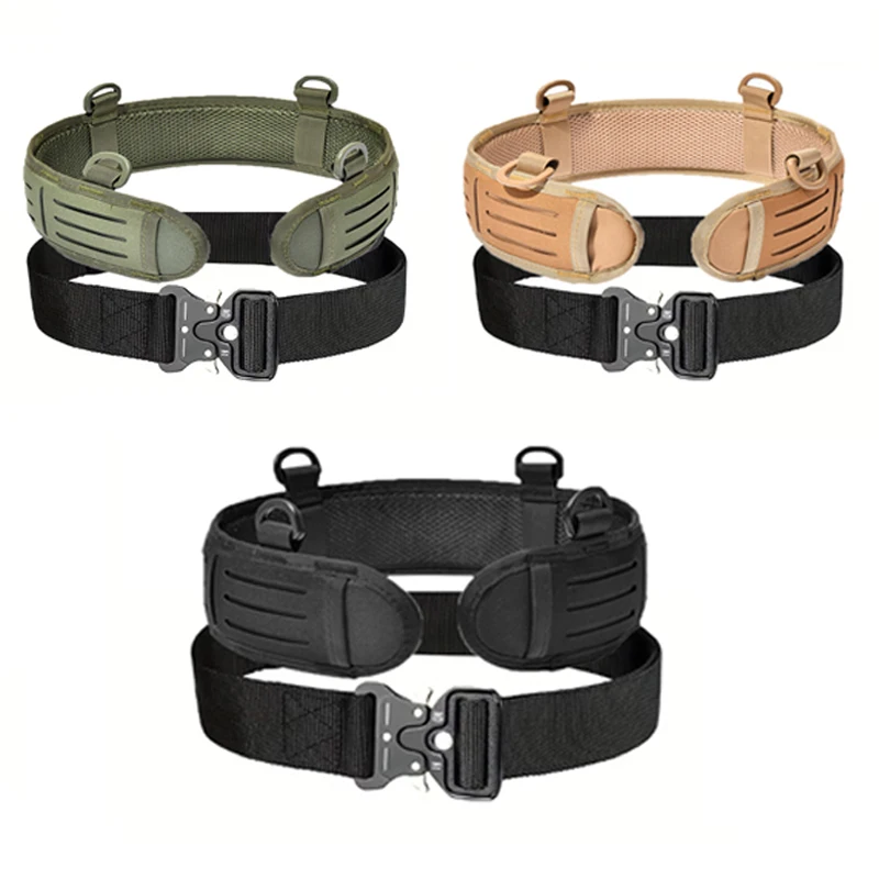 

1pcs Men's Belt Outdoor Tactical Belt Multi-Function Buckle Nylon Belt High Quality Outdoors Sports Canvas Belts Neutral Girdle