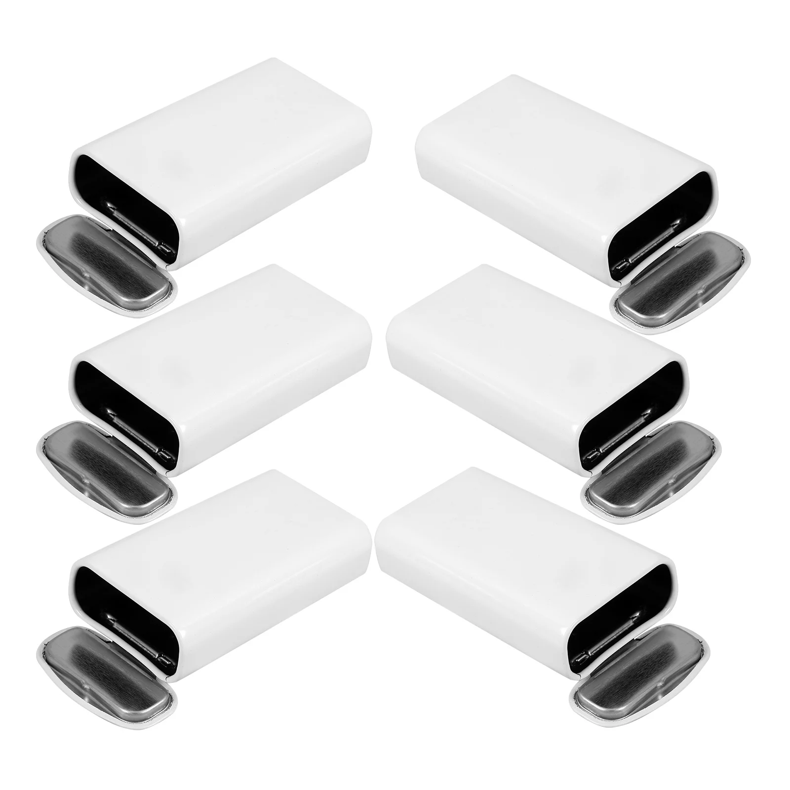 

6Pcs Mini Rectangular Tinplate Storage Boxes Small Candy Case Flip Lid Jewelry Organizer Small Tin Box Tin Box with Lid