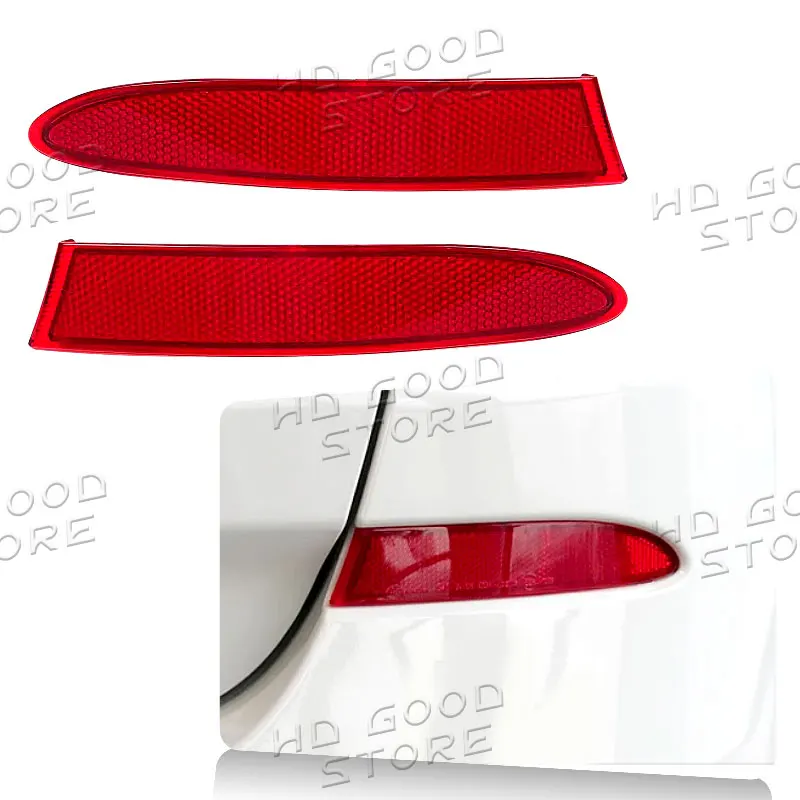 Bandes réfléchissantes pour pare-chocs arrière de voiture, pour BMW X3 F25 63147217315 63147217316, réflecteur de feu de signalisation arrière, feu de freinage, 2011 – 2014
