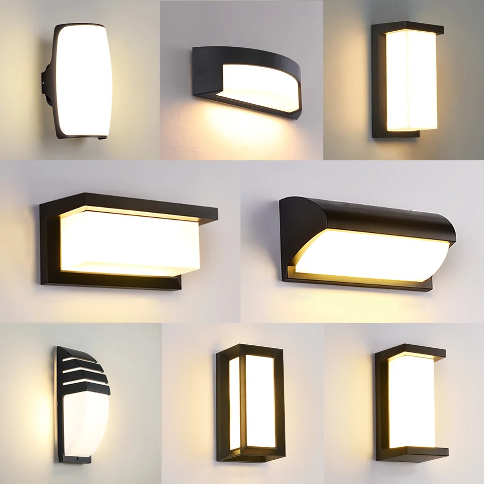 

LED Wall Light Motion Sensor Led Lights AC85-265V ABS Waterproof Room Decor Indoor Outdoor Home Appliance For Room Balcony Porch