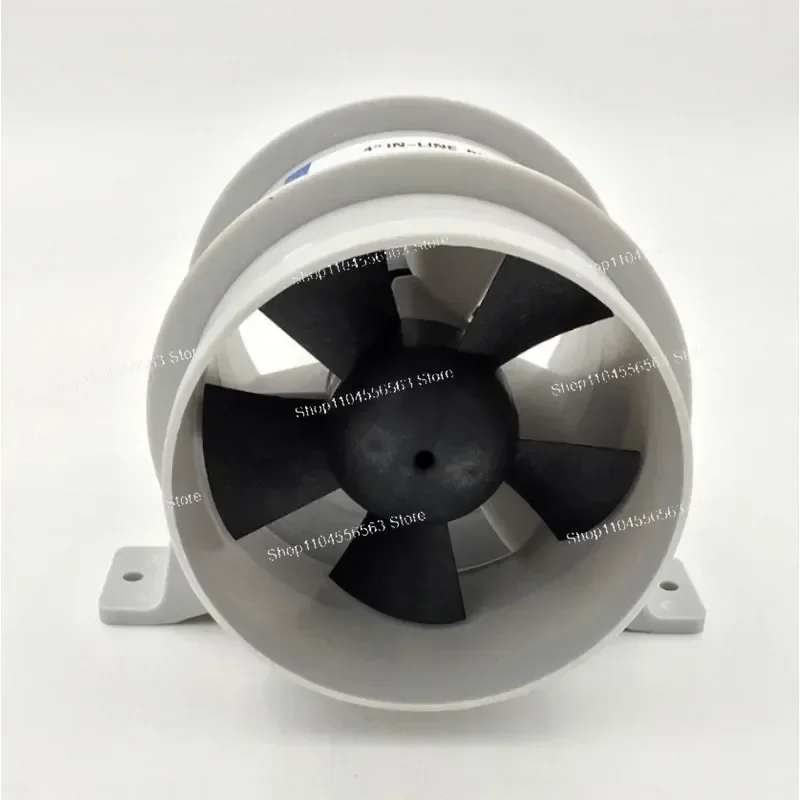 24V Silent Inline Blower for Yacht Bilge, 3/4 Inch Inline Duct Fan for Marine Air Circulation