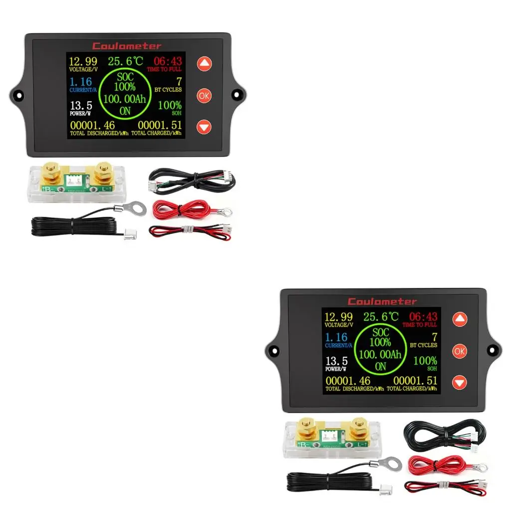 DC8-100V Battery Voltmeter Capacity Indicators Power Meter Lithiums Leads-Acid high quality