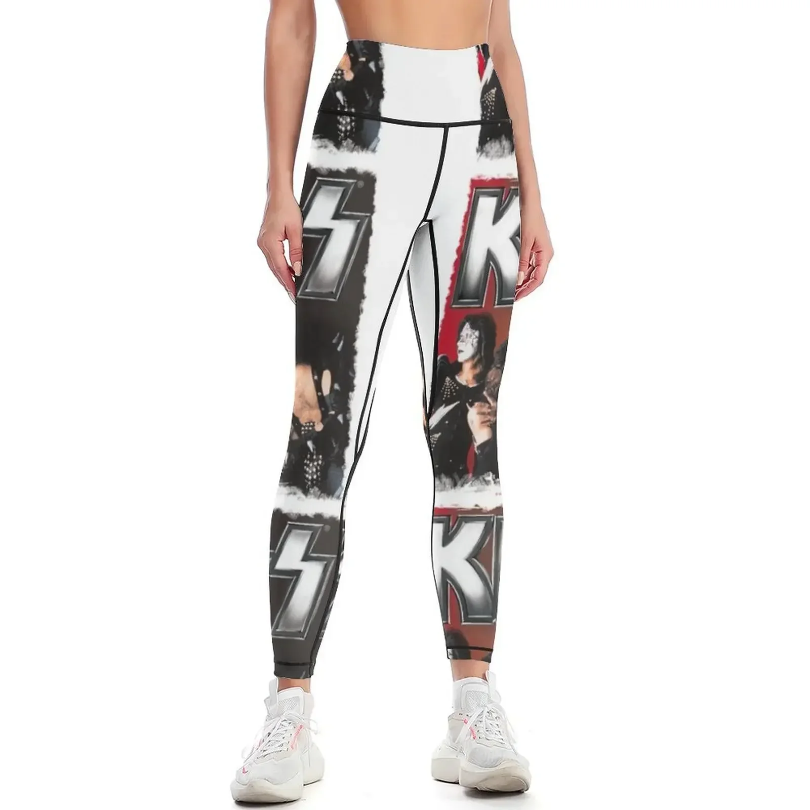 

Kiss band original line up Leggings sports woman gym Women's sports pants Fitness's gym clothes Golf wear Womens Leggings