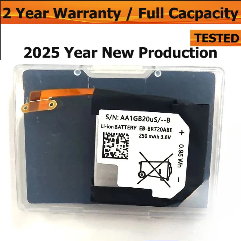 

Совершенно новый аккумулятор для Samsung Gear S2 classic R732 R720 SM-R720 EB-BR720ABE 250 мАч, замена