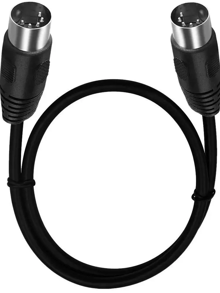 MIDI DIN 5PIN z męskiego na męskie MIDI 5 wtyk pinowy do 5 Pin DIN rozszerzenie Audio przewód męski din-5pin M/M Adapter do kabla 1m 1.5m 3M 5m