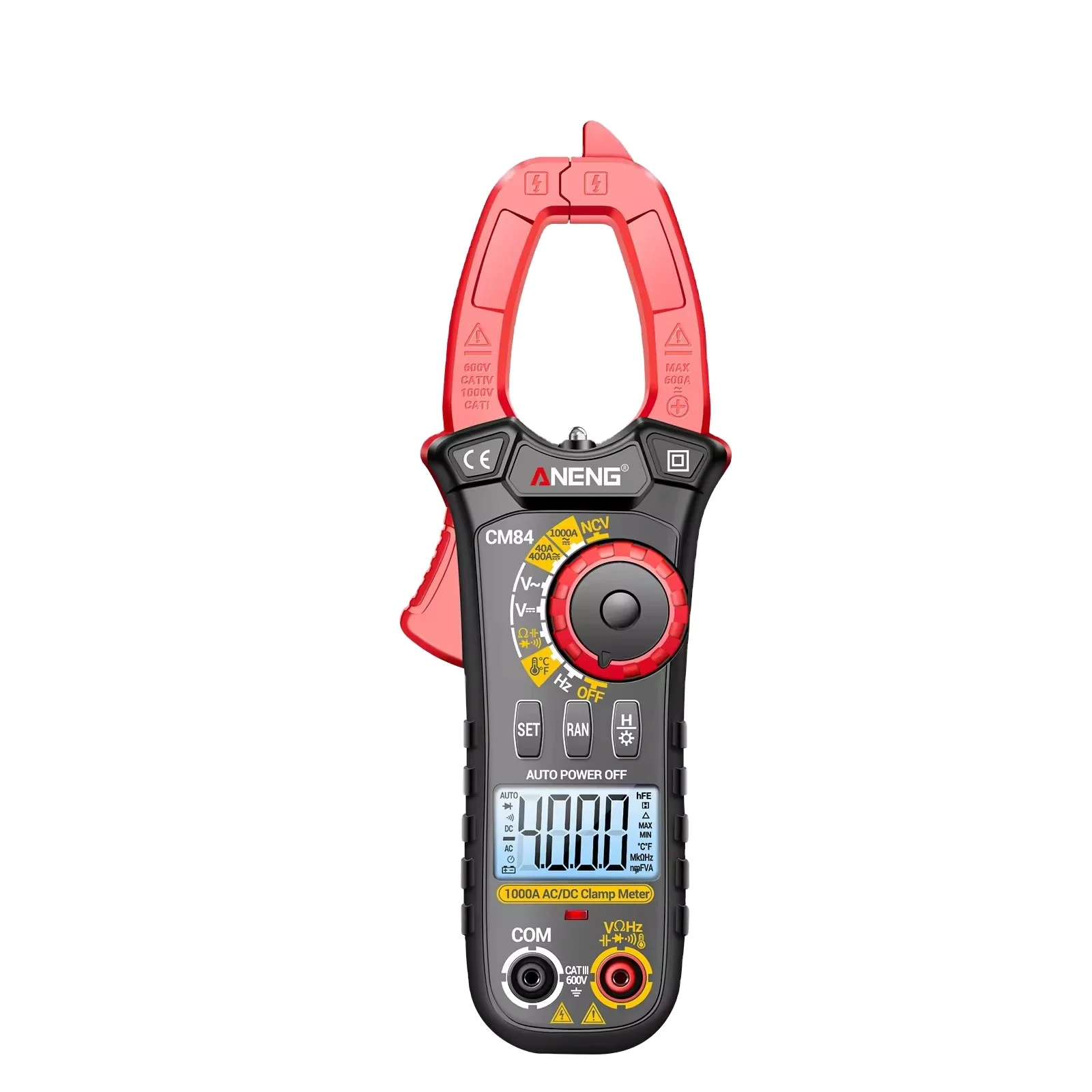 

ANENG CM84 Clamp meter DC/AC current Voltage 4000 Counting multimeter Ammeter Clamp multimeter