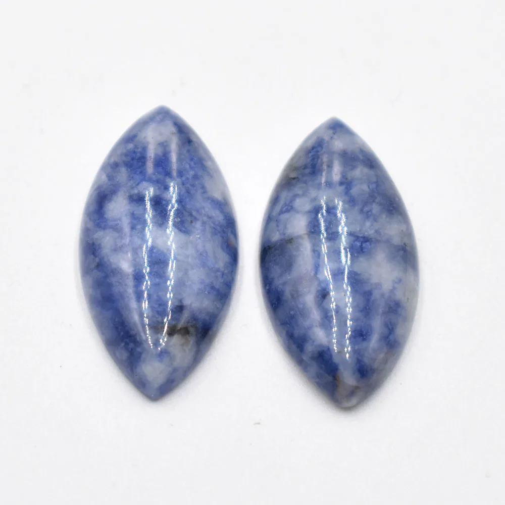 Modische Natursteinperlen in Pferdeaugenform für die Schmuckherstellung 15x30mm, kostenloser Versand, Großhandel 20 Stück/Lot – Detail 11