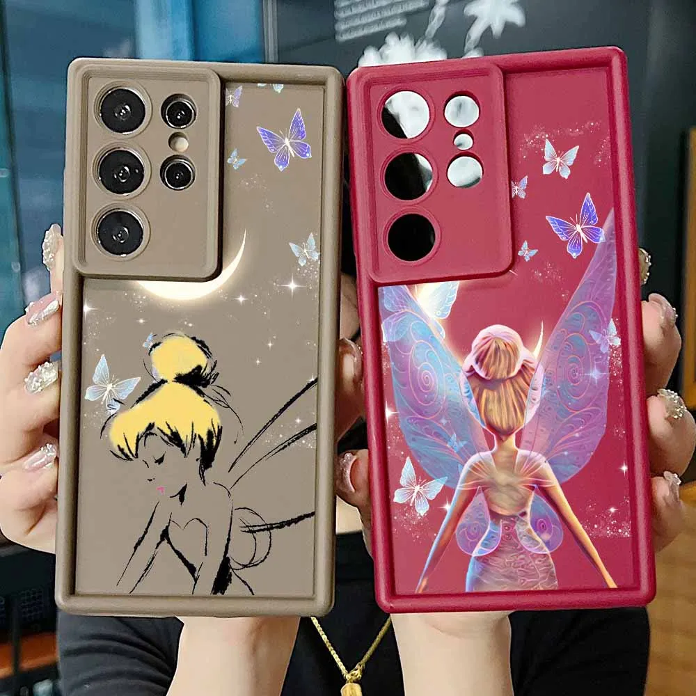 Disney Tinker bell For Samsung Galaxy S25 S24 S23 S22 S21 S20 Plus Ultra FE Lite Eye Ladder Phone case