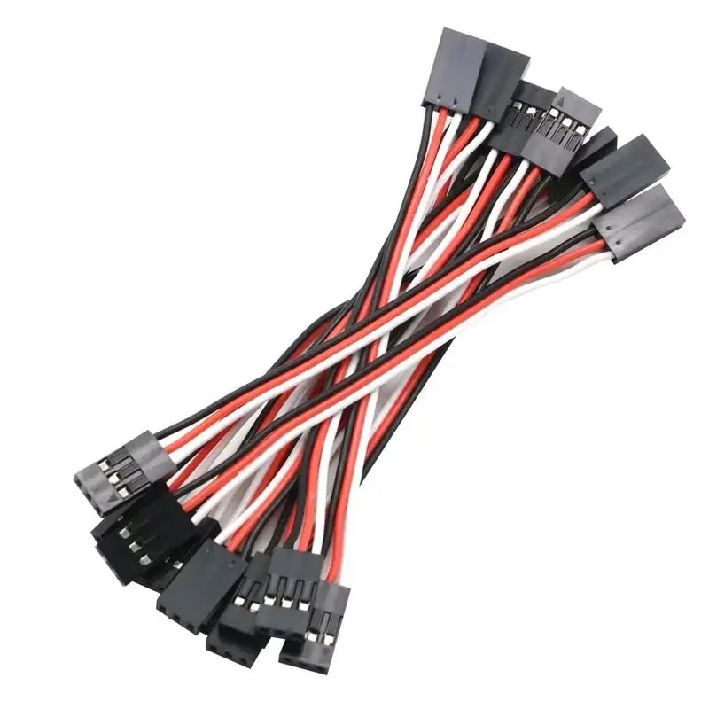 10pcs Servo Extension Cable Male To Male Jaydeekay Plug 100mm-500mmjr Remote Control Toy Parts Extension Lead Wire For Hobby Use