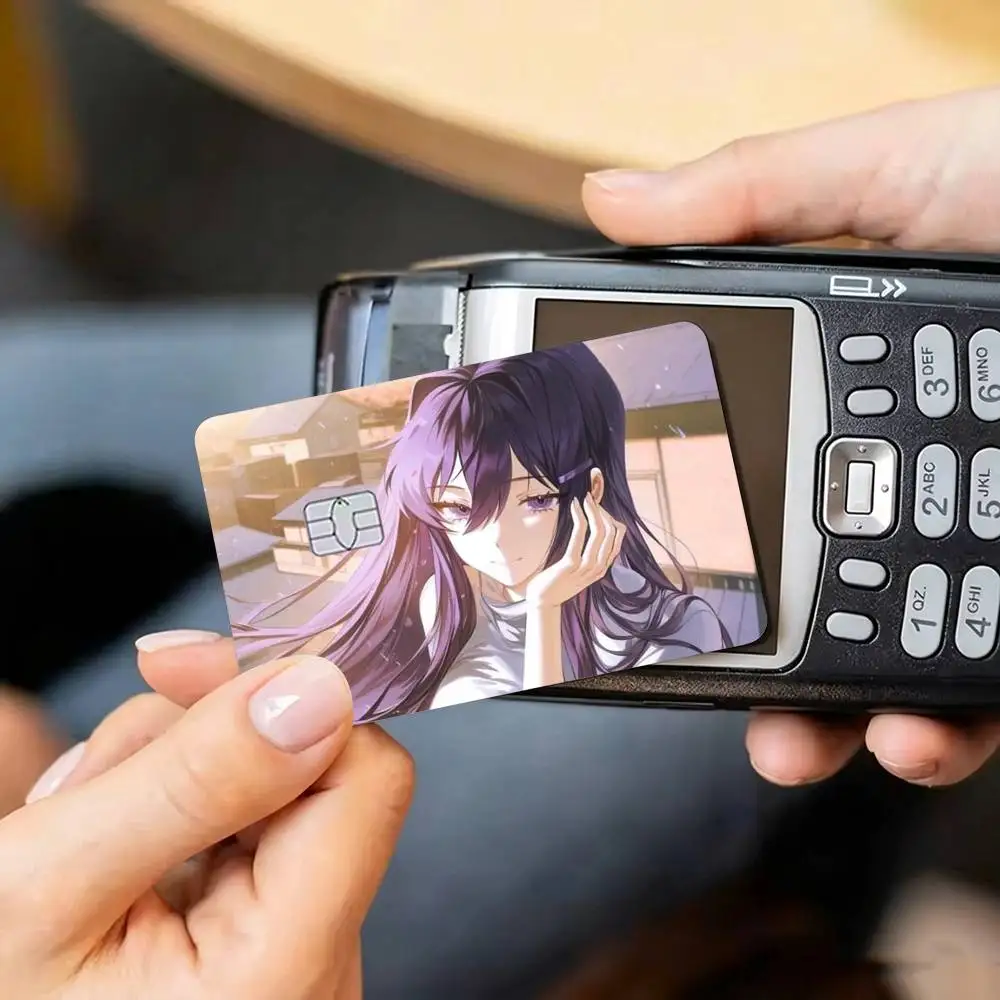 Yuri  Credit Card HD Stickers Small Chip Waterproof Sticker Game Card Decal Gift