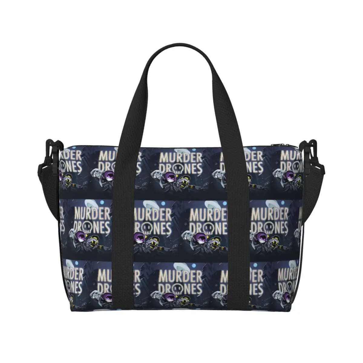 Custom Games Murder Drones Anime Tote Bag Women Large Capacity Movies Beach Gym Shoulder Travel Bag