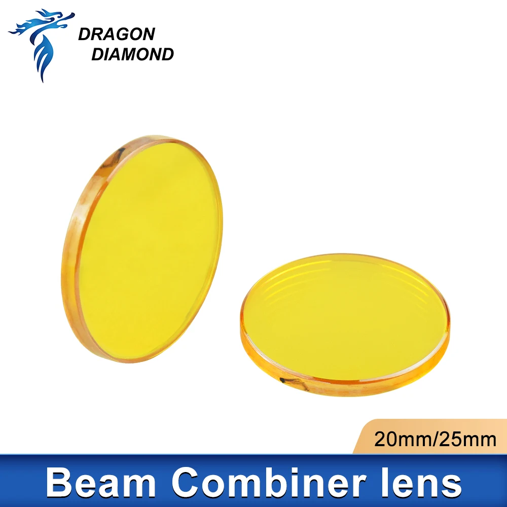 

Laser Beam Combiner lens Diameter 20mm 25mm for CO2 Laser Engraving Cutting Machine to Adjust Light Path Make Laser Visible