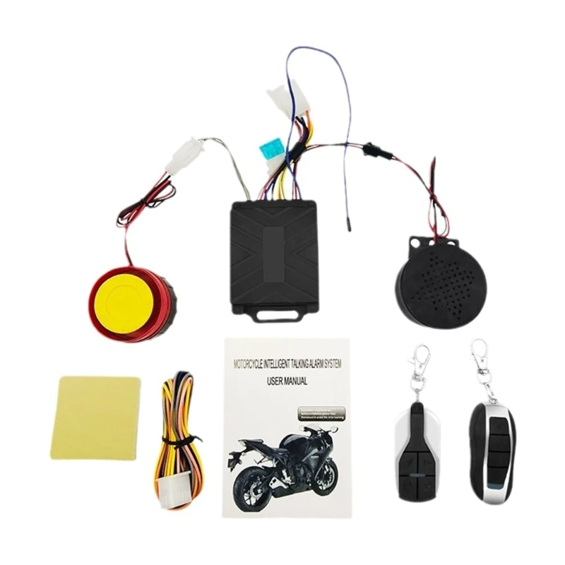 

Motorbike Alarm Systems with Remote Control Waterproof Security Warning Alert GTWS