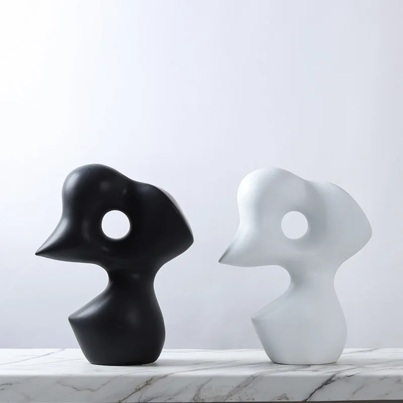 

Abstract irregular rockery Taihu stone ornaments modern Nordic minimalist TV cabinet entrance wine cabinet bookcase decorations