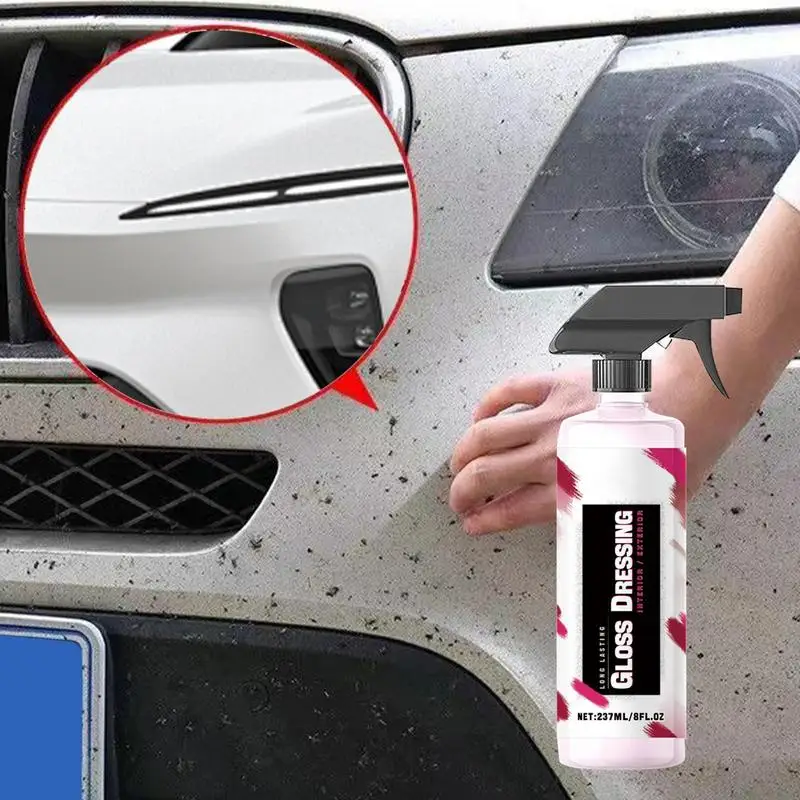 Gloss Dressing Multi-functional Coating Renewal Agent 237ml Ceramic Car Coating Spray High Protection Quick Car Coating Spray