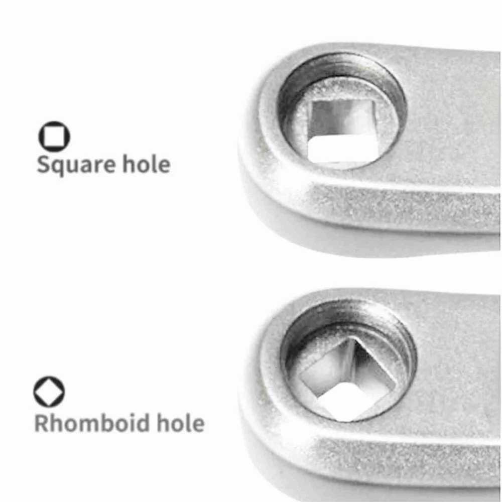 

170mm Hole Distance Bike Crank Arm Aluminum Alloy Single Chain Crank Arm Replacement Left Arm Bike Crank Arm Replacement