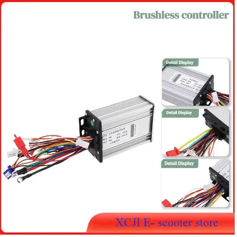 

Для электрического скутера Citycoco, трехколесного велосипеда, 48 В, 1000 Вт, интеллектуальный бесщеточный контроллер двигателя, детали для электрического скутера
