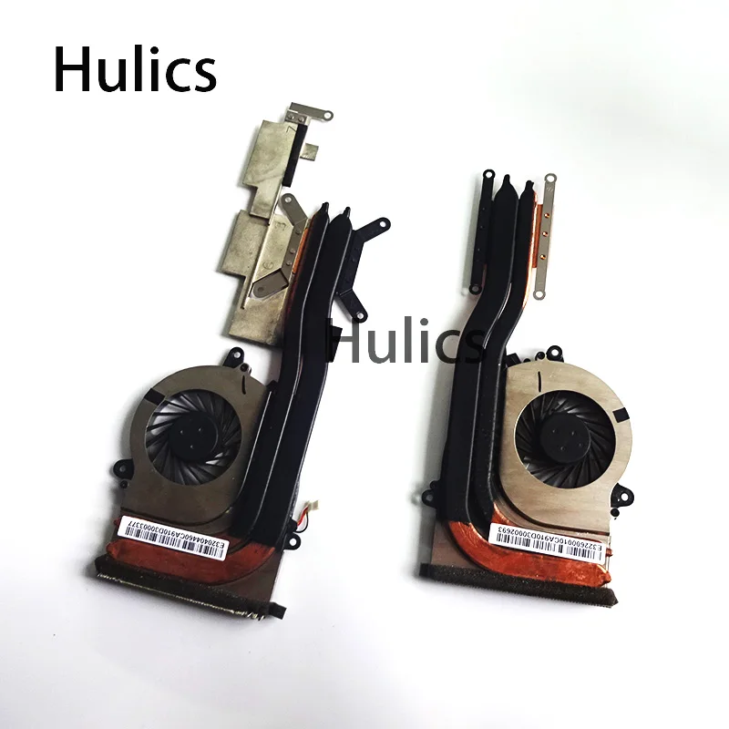 

Hulics Used MS-17711 For MSI GS70 Laptop Heatsink COOLING FAN E322600010 E320404460 212A087077081A3265 212A087077080A3261