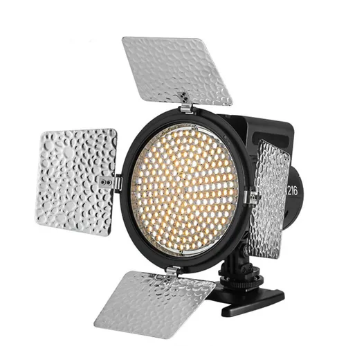 Imagen 2 del producto YONGNUO YN-216 YN216 para cámaras Canon Nikon DSLR luz LED para cámara de vídeo con luz de fotografía de Color de temperatura ajustable 3200K-5500K