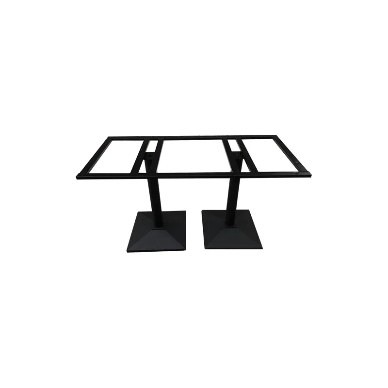 Marble legs wrought iron dining table bracket Western restaurant extra-large legs wrought iron table base mobile table foot base