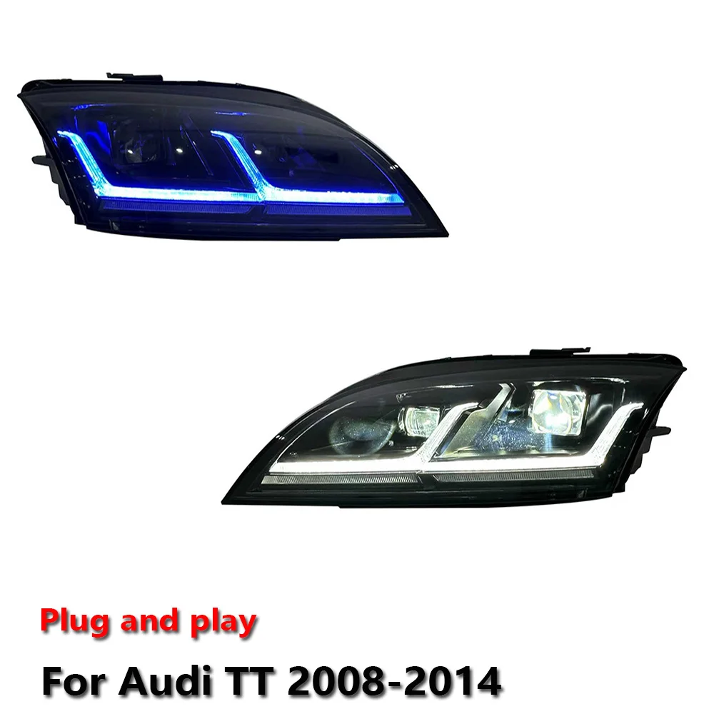 

Car LED Headlight Assemblies Auto lighting For Audi TT 2008-2014 DRL Brake Turn Signal Lamp Plug and Play