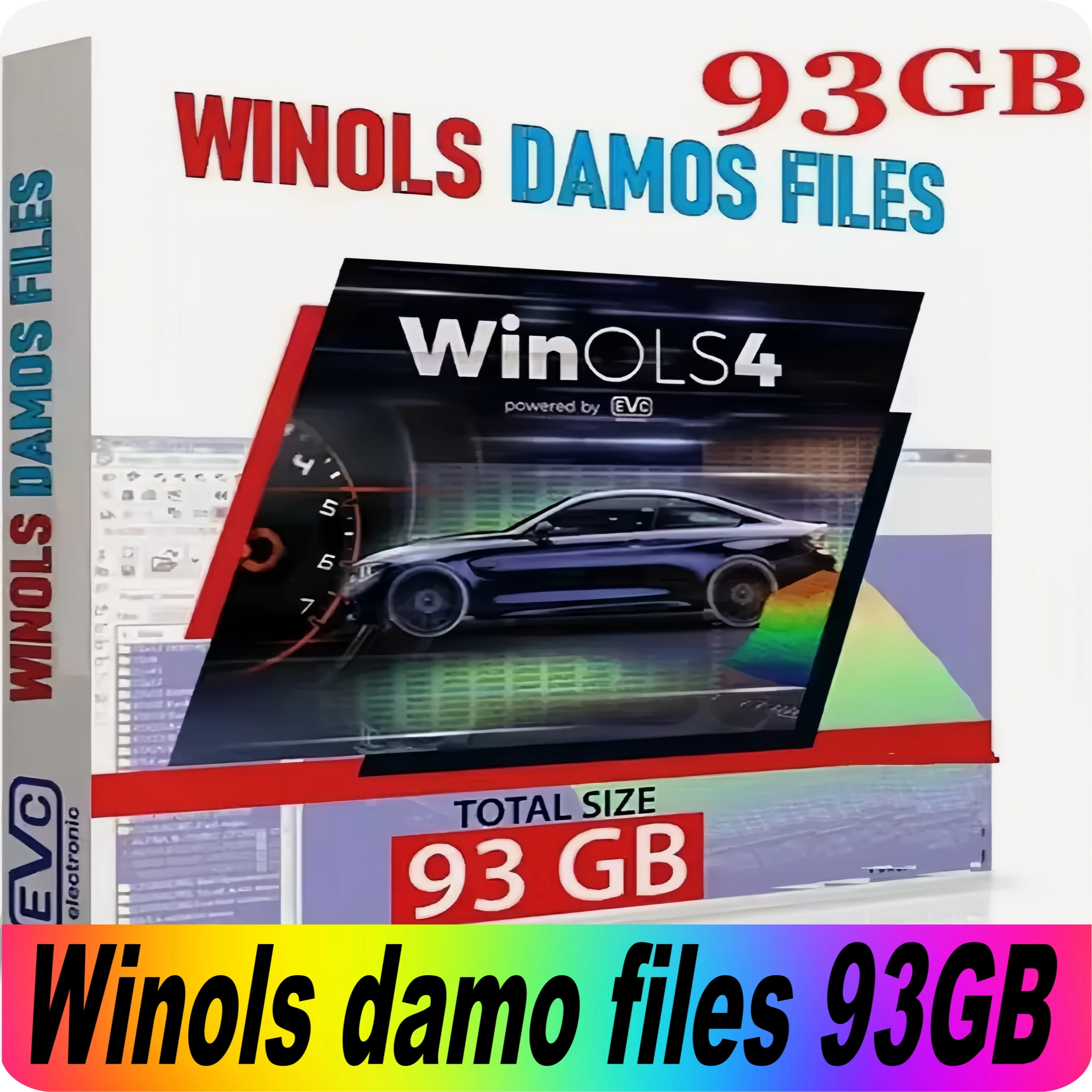 

Программное обеспечение для настройки Winols4.7 + пакет данных Damos 93 ГБ, ECM, титановый, совместимый с 26000 + руководство по установке ремонту автомобилей, новое программное обеспечение для гаража