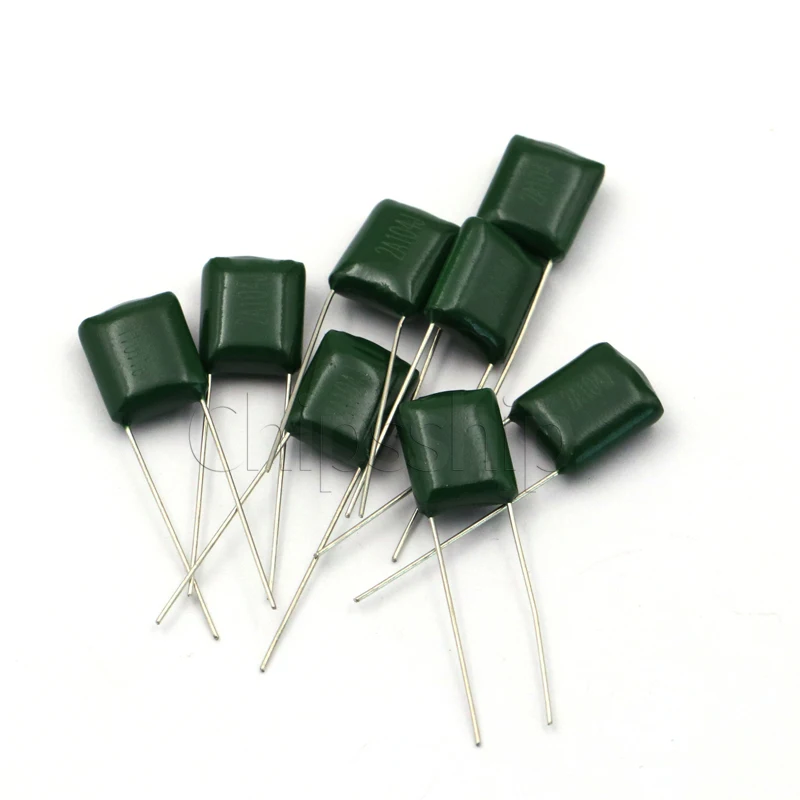 

Polyester capacitor 2A104 100V 0.1UF 100NF Capacitor (20 PCS)