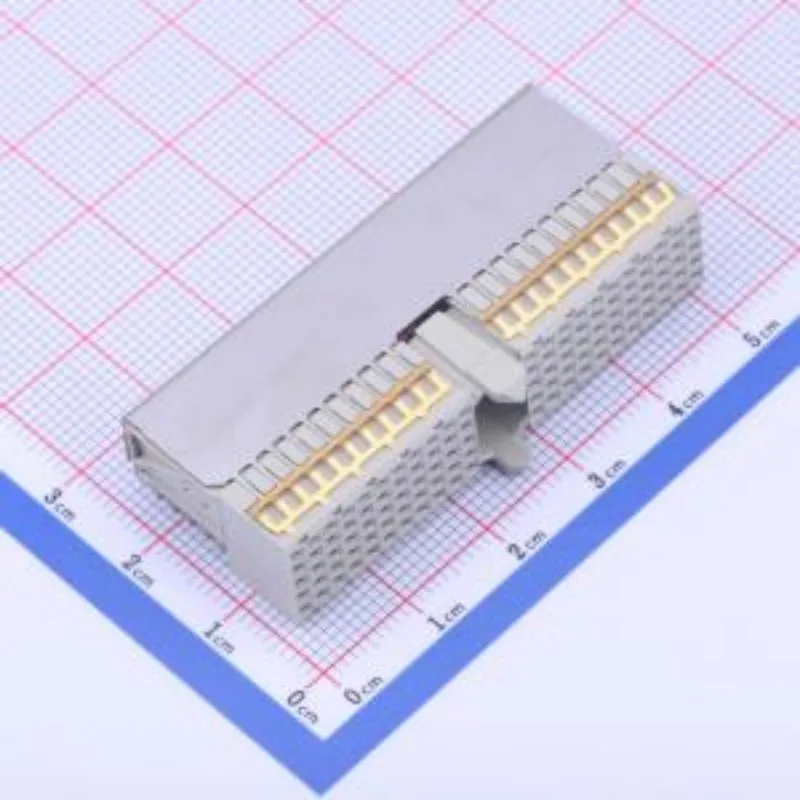 (1/5pcs) 5352068-1 P=2mm 100% Original In Stock Hard Metric Backplane Connectors, PCB Mount Receptacle, ≤1 Gb/s, 22 2mm