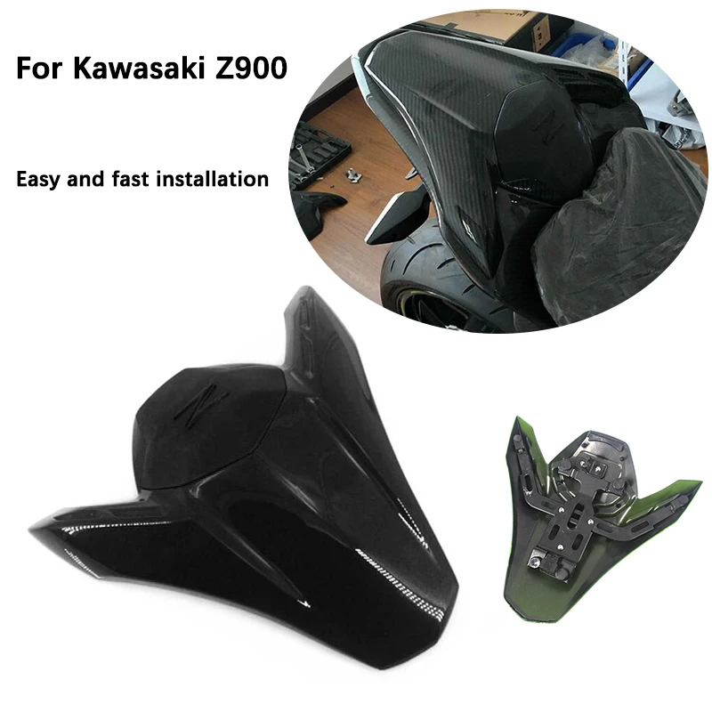 

Motorcycle Seat Cowl with Rubber Pad Moto Parts Rear Tail Cover Accessories Rear hump For Kawasaki Z900 Z 900 2017-2023 2021