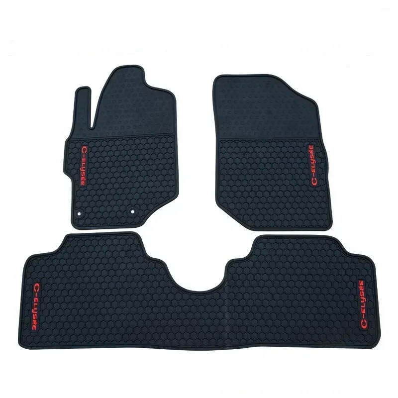 Car Floor Mats Car Mat Rugs Carpet For Citroen C-Elysee 2012 2013 2014 2015 2016 2017 2018 2019 Left Hand Drive