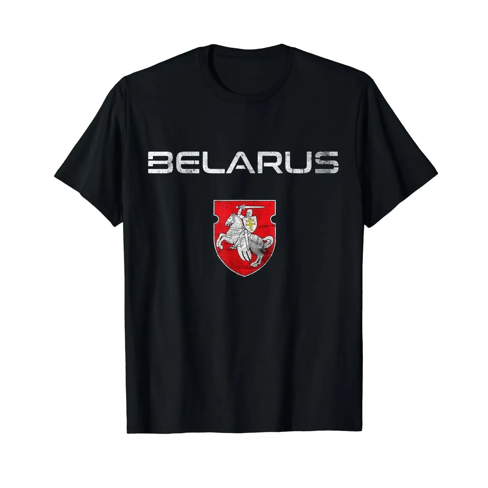 Belarus White Knight Pagonya Free Belarusian Pride T Shirt vintage Washed graphic Stretched Breathable streetwear homme