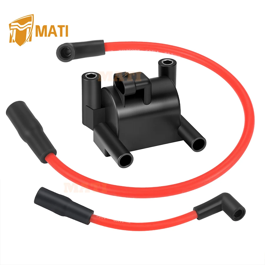 

Ignition Coil And Spark Plug Wire Cap For Harley FXD FLD FXST FXSB FXSE FXSTD FLSTSB FLSTS FXDL FXDWG 2007-2017 O.E.M# 31696-07A