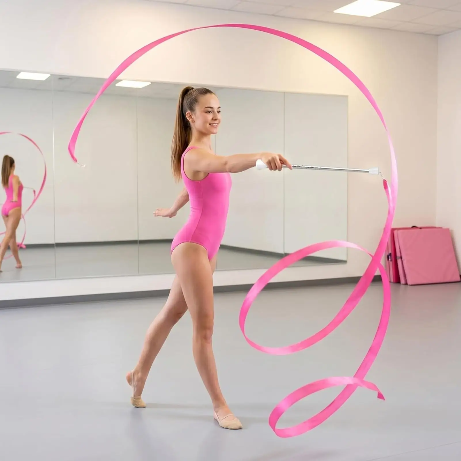 Twirling Baton for Kids Stainless Steel Twirler Wand Artistic Dancing Twirling Stick for Kids Women Men Adults Stage Performance