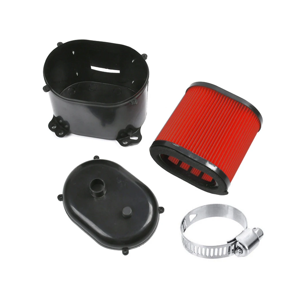 

Air Filter Intake Clean Exhaust Silencer Compact Upgraded Fittings