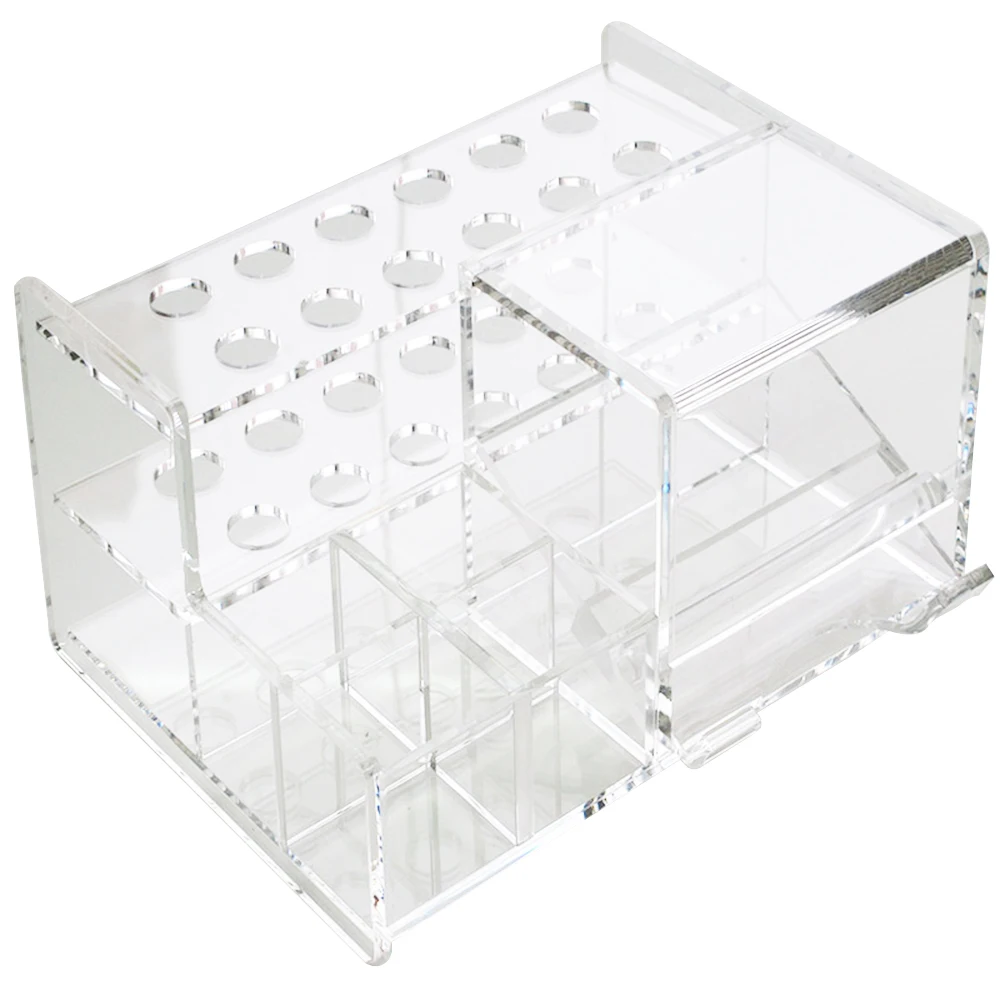 1Set Dental Adhesive Resin Placement Syringe Frame Acrylic Organizer Holder Case For Dentistry Supply