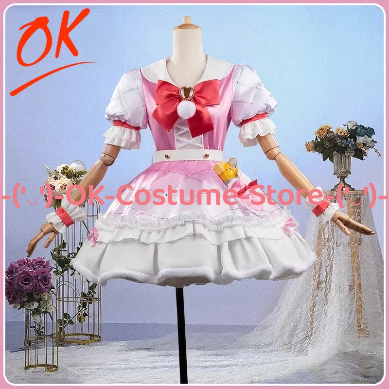 

[Customized Size] NIJISANJI VTuber Saotome Berry Cosplay Costume White Bright Live Valentines Day Outfit Halloween Party Uniform
