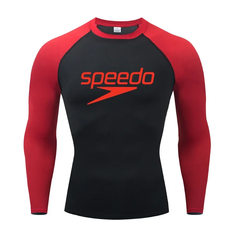 Men Rash Guard Surfing Diving Tee Swimwear Tight short Sleeve T Shirt Swim Floatsuit Top UV Swimming RashGuard Prevent Jellyfish