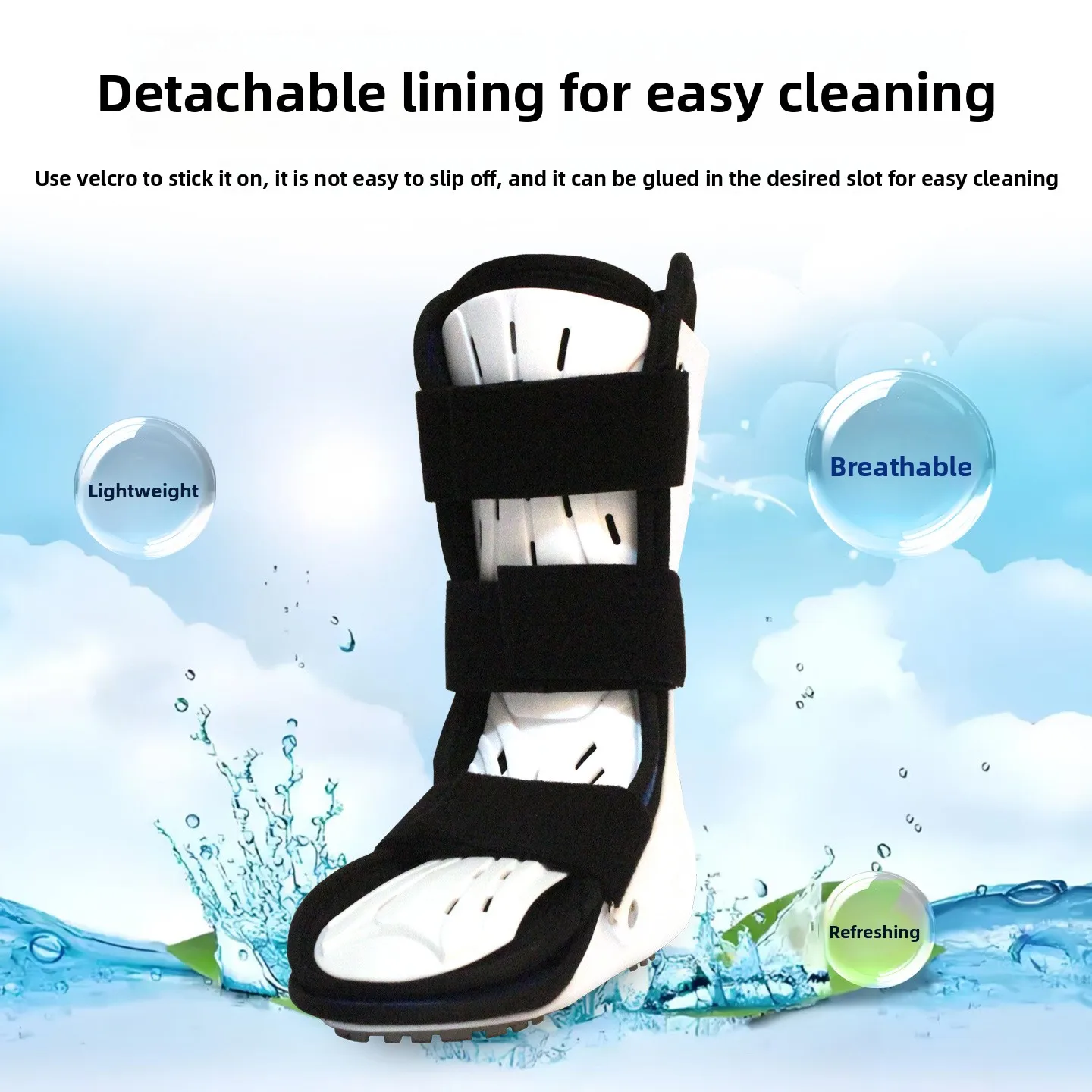 

Ортез для стабилизации лодыжки и послеоперационная обувь для плюсневых судей, поддержка растяжения связок — литой альтернативный иммобилайзер