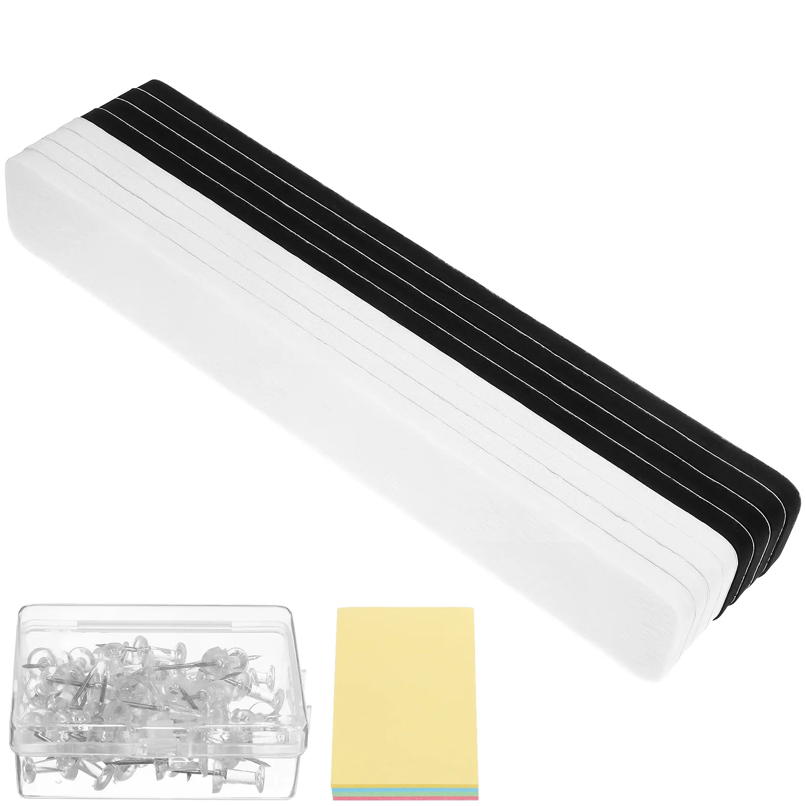 8 قطعة شرائط لوحة اللباد شرائط الفلين مع ملحقات للمكتب الفصول الدراسية رسالة مجلس جدار استخدام لوحات الفلين للجدران #2